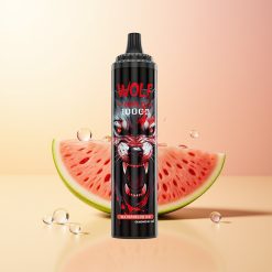 JNR Wolf Niplo 10000 Puffs Watermelon Ice 1.0 Ohm Mesh 650mAh 20ml Type-C